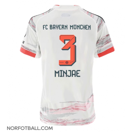 Billige Fotballdrakt Bayern Munich Kim Min-jae #3 Replika Bortedrakt Dame 2025-26 Kortermet Billige Fotballdrakt Bayern Munich Kim Min-jae #3 Replika Bortedrakt Dame 2025-26 Kortermet